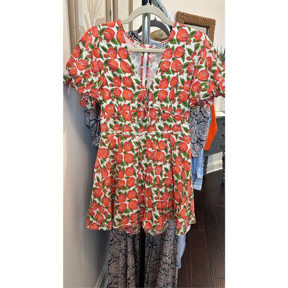 NWOT Mulberry & King mini dress, M/L $190 - Picture 2 of 8